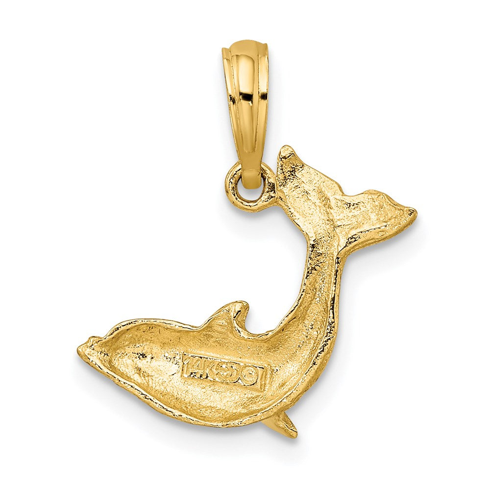 14K Jumping Dolphin Charm