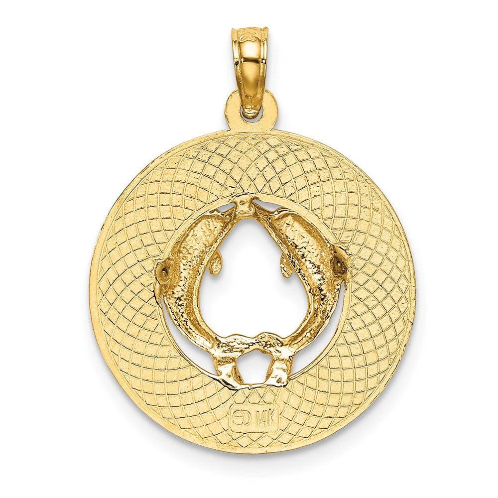 14K OCEAN CITY, NJ w/ Dolphin Charm