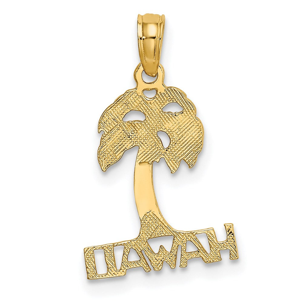 14K HAWAII Palm Tree Charm