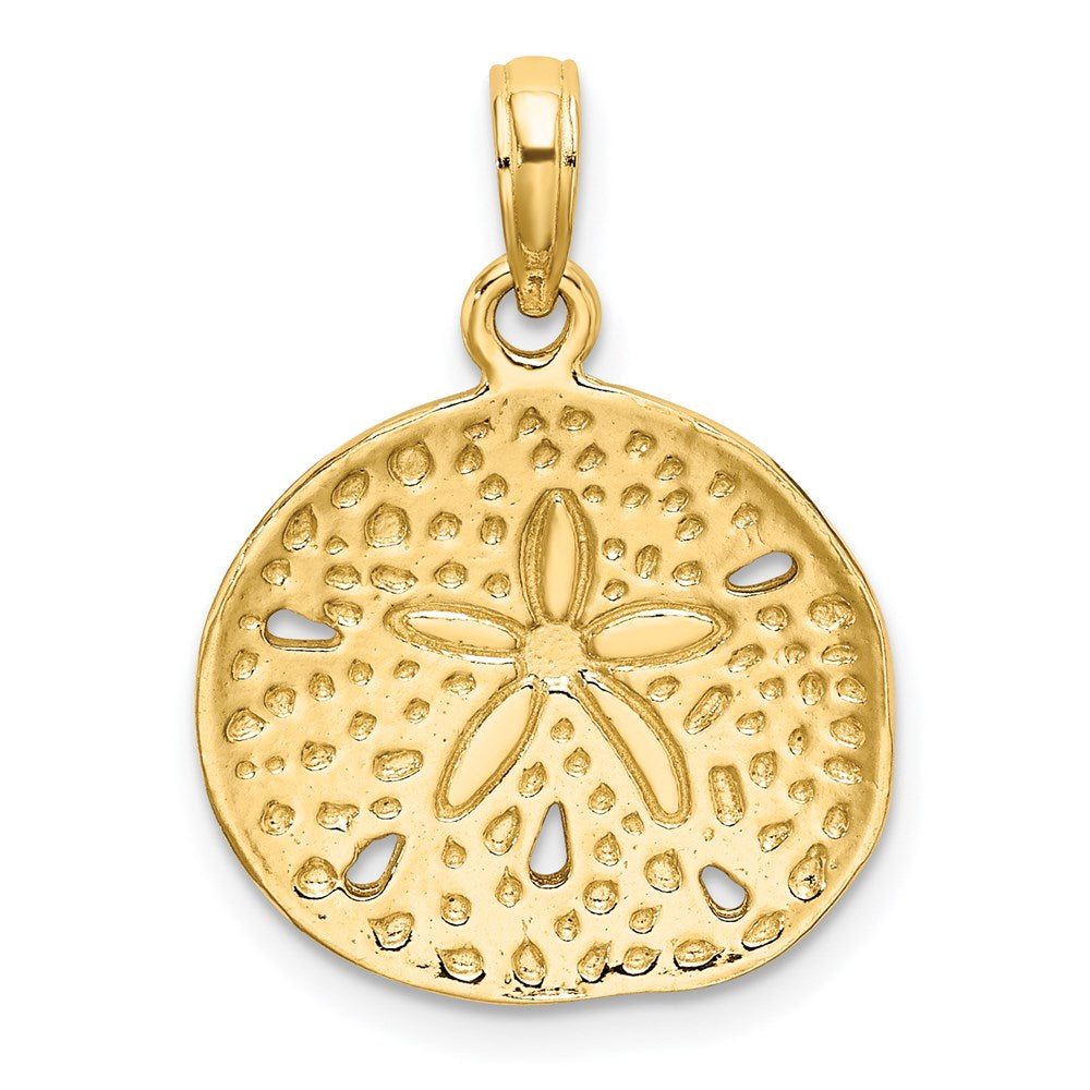 14K Cut-Out Sand Dollar Charm
