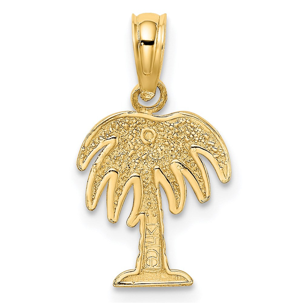 14K Charleston Palm Tree Charm