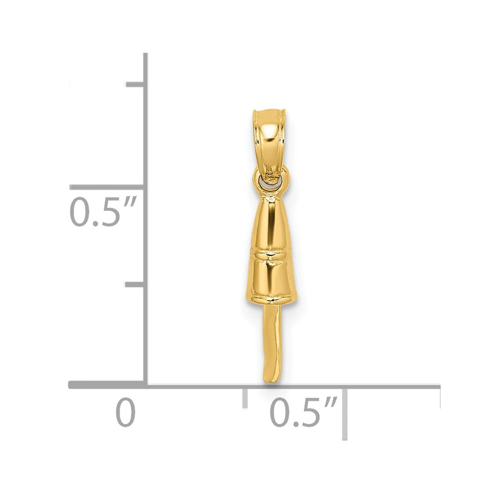 14K 3-D Buoy Charm