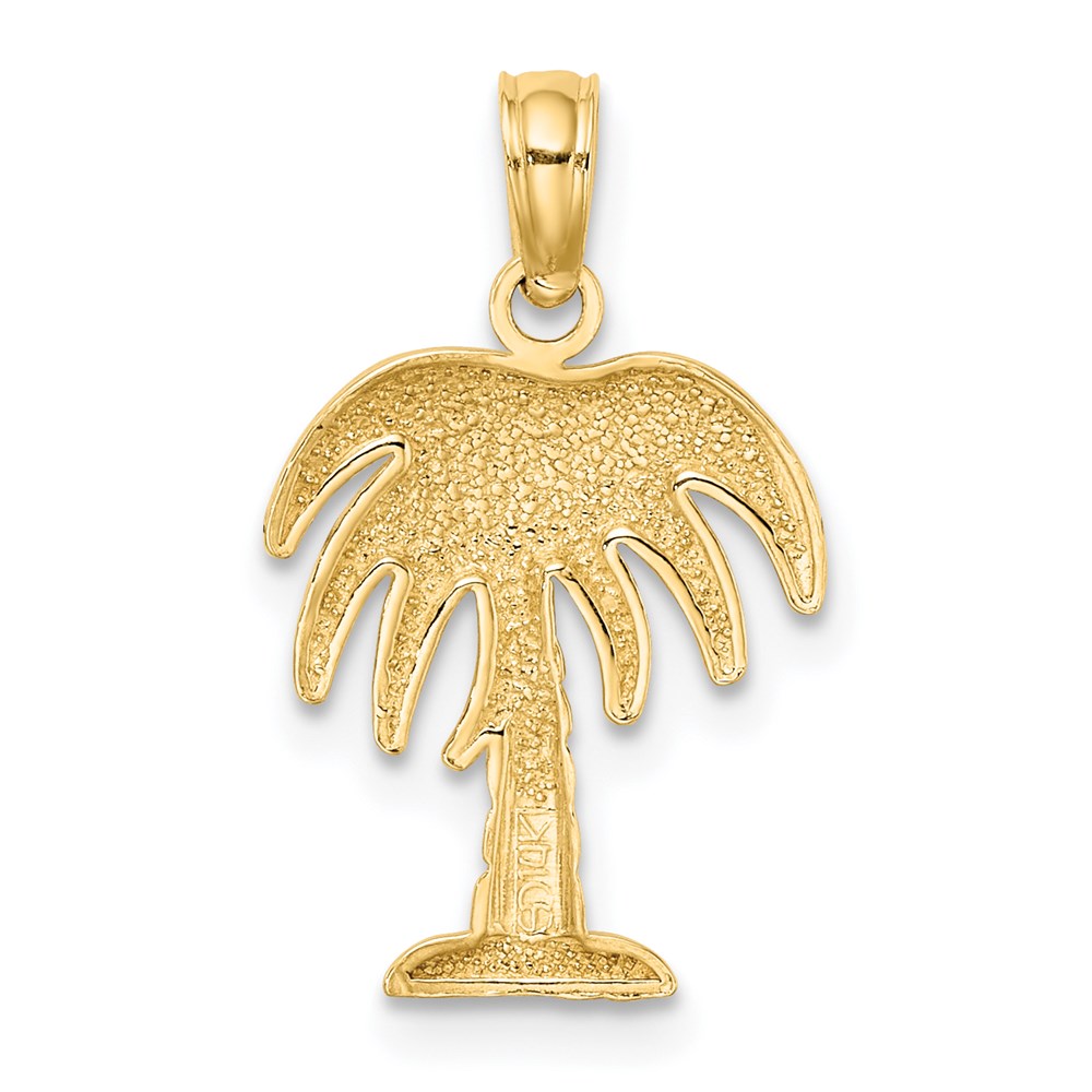 14K Charleston Palm Tree Charm