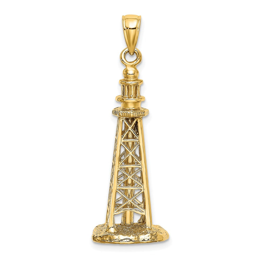 14K 3D SANIBEL ISLAND Lighthouse Charm