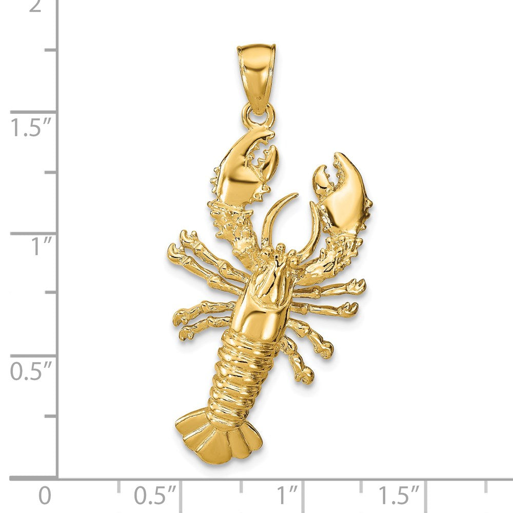 14k Lobster Pendant