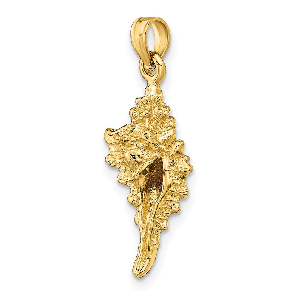 14K 3-D Conch Shell Charm
