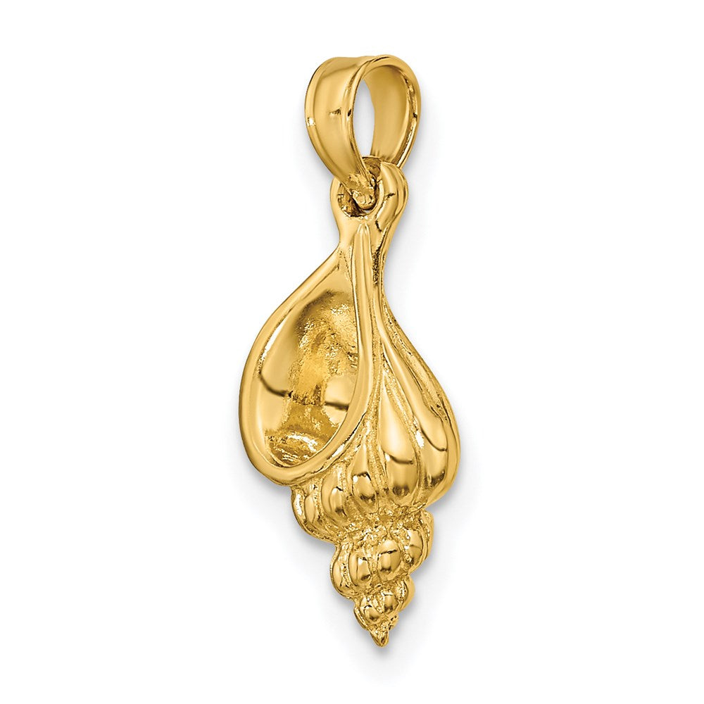 14K 3-D Mini Conch Shell Charm