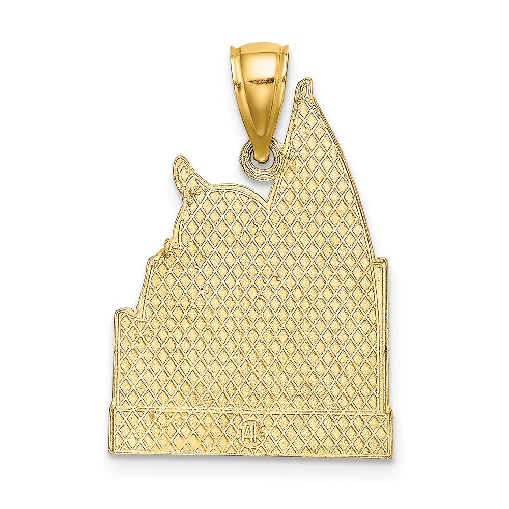 14K CURACAO w/ Sailboat and Seagull Charm