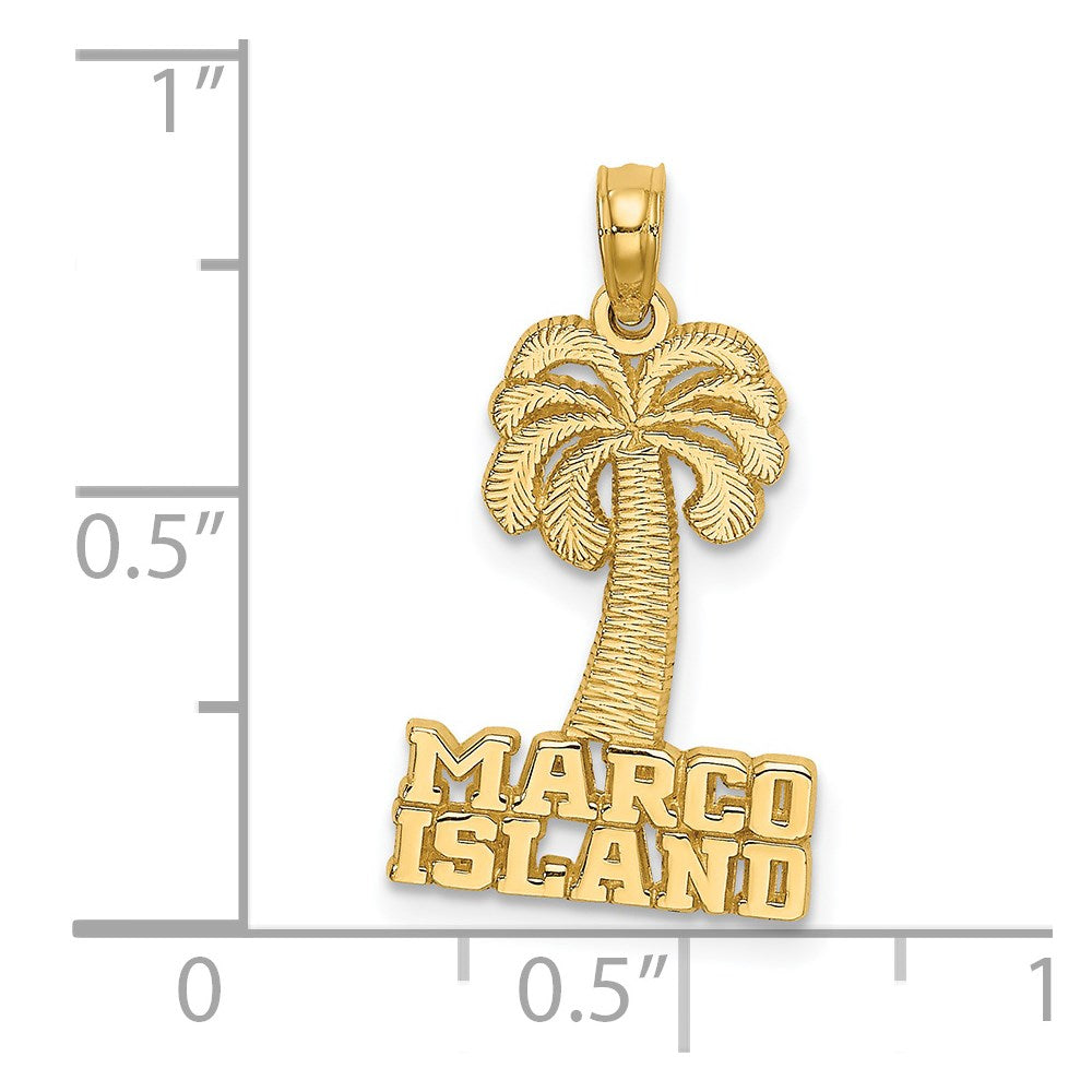 14K MARCO ISLAND Palm Tree Charm