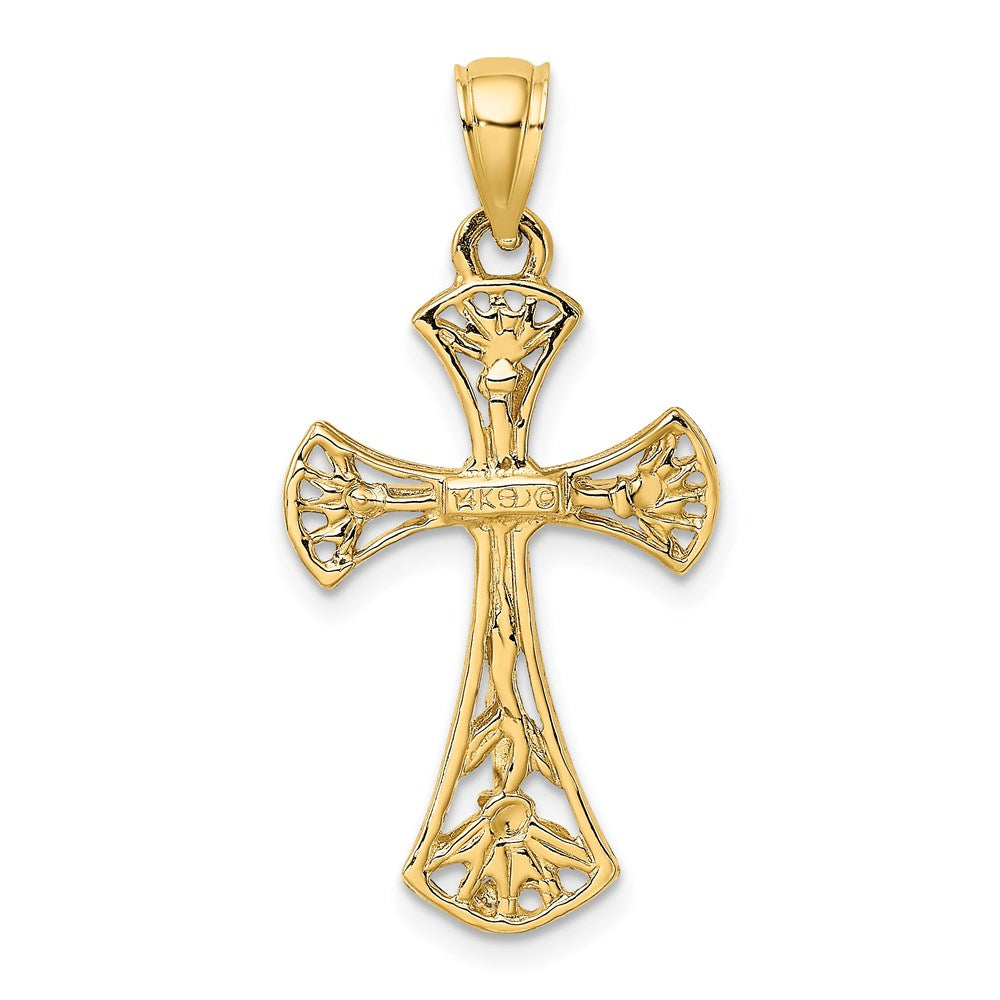 14K Crucifix Charm