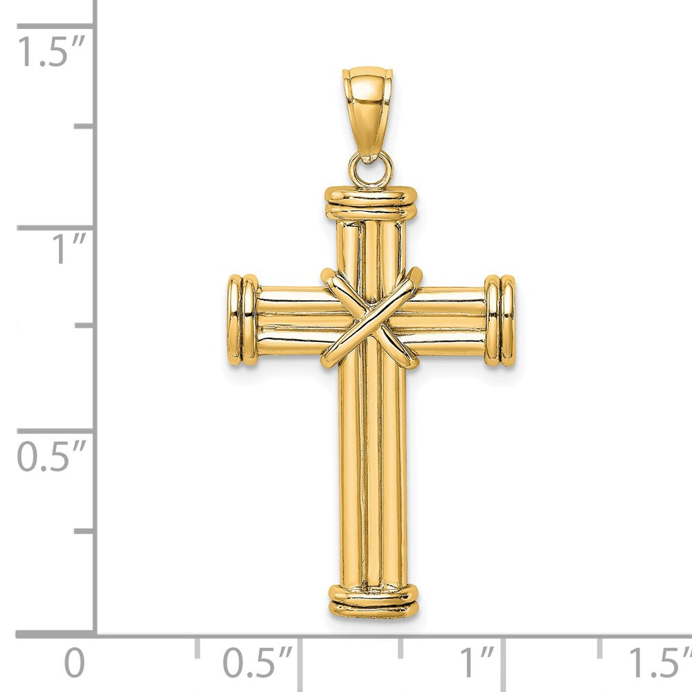 14k Polished Cross Pendant