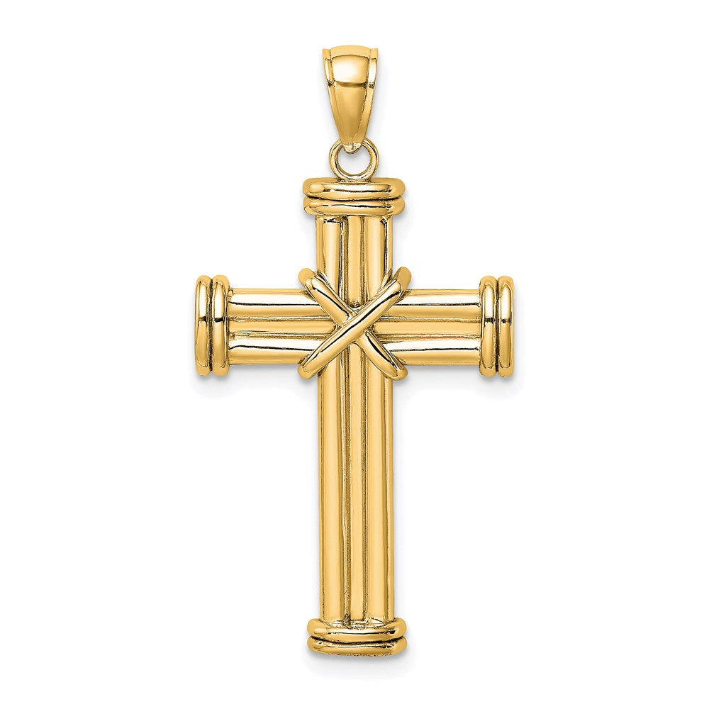 14k Polished Cross Pendant