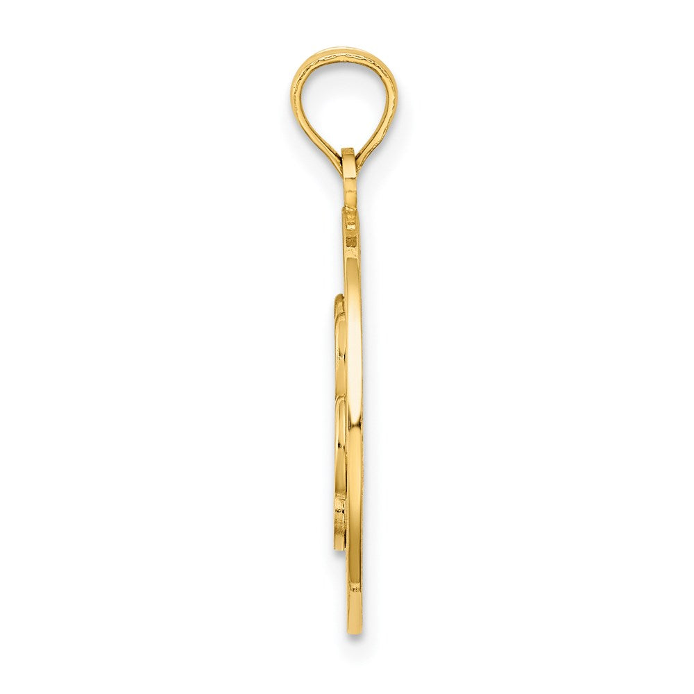 14K ALASKA w/ Bear Paw Charm