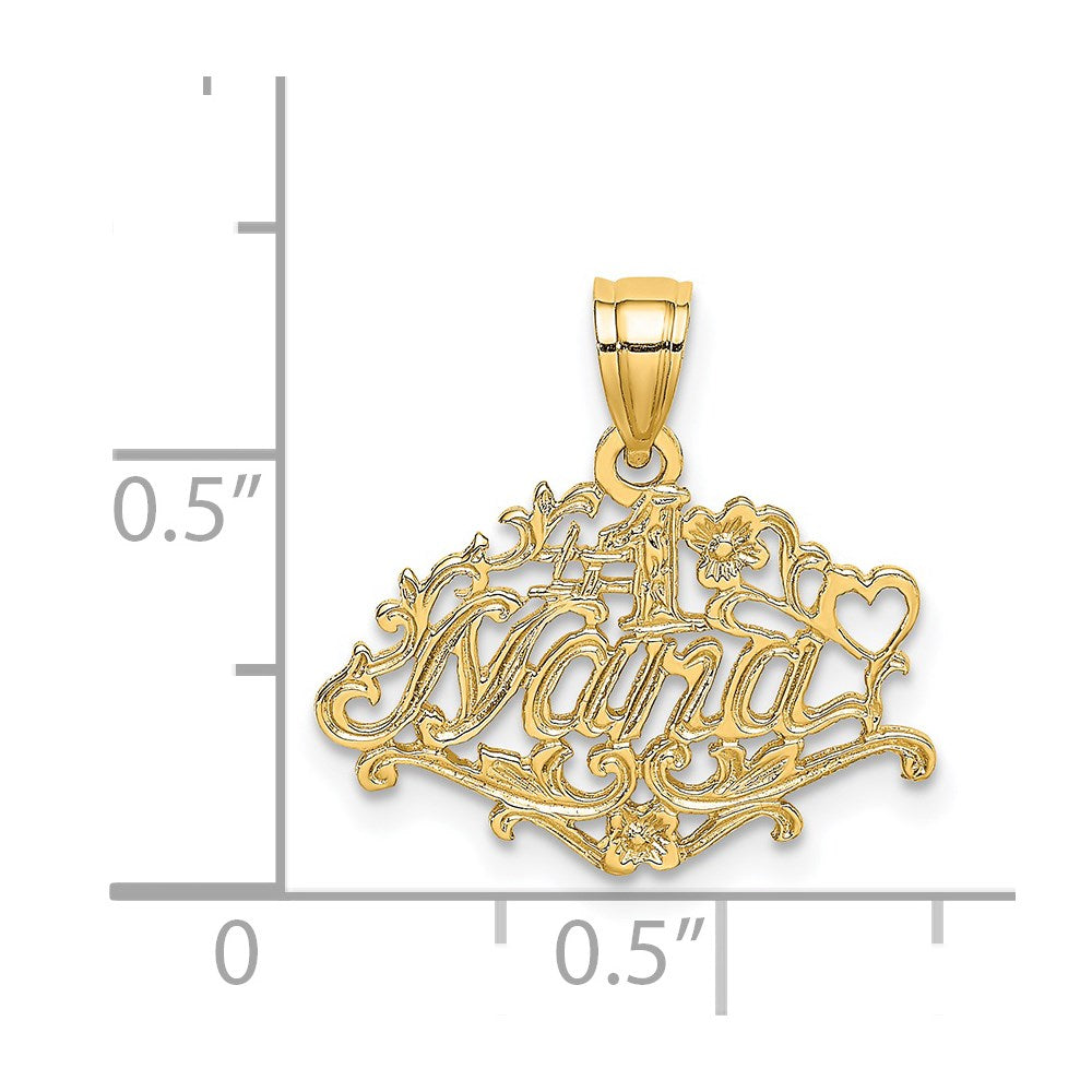 14K #1 NANA Charm