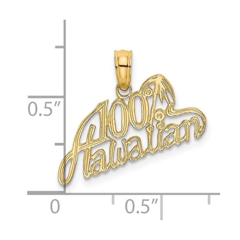 14K 100% HAWAIIAN Charm