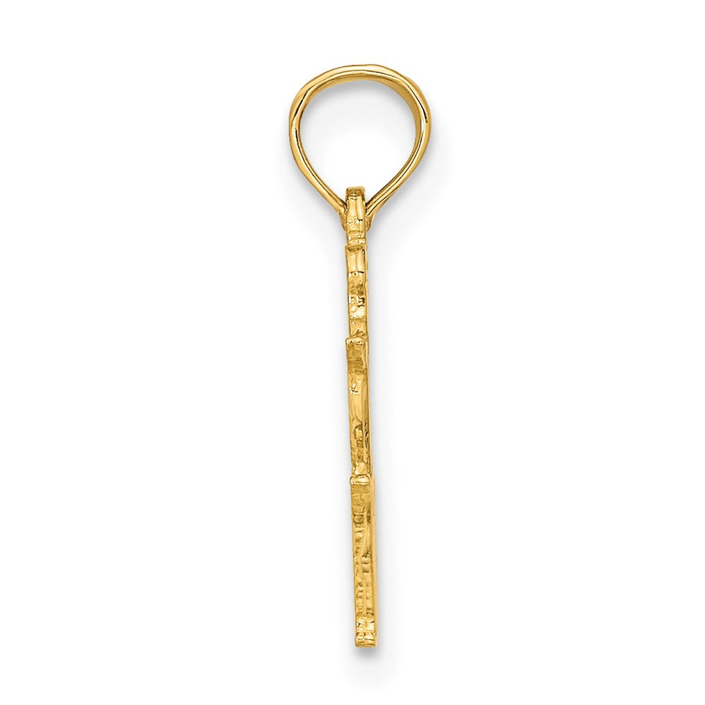 14K VIRGO Zodiac Charm