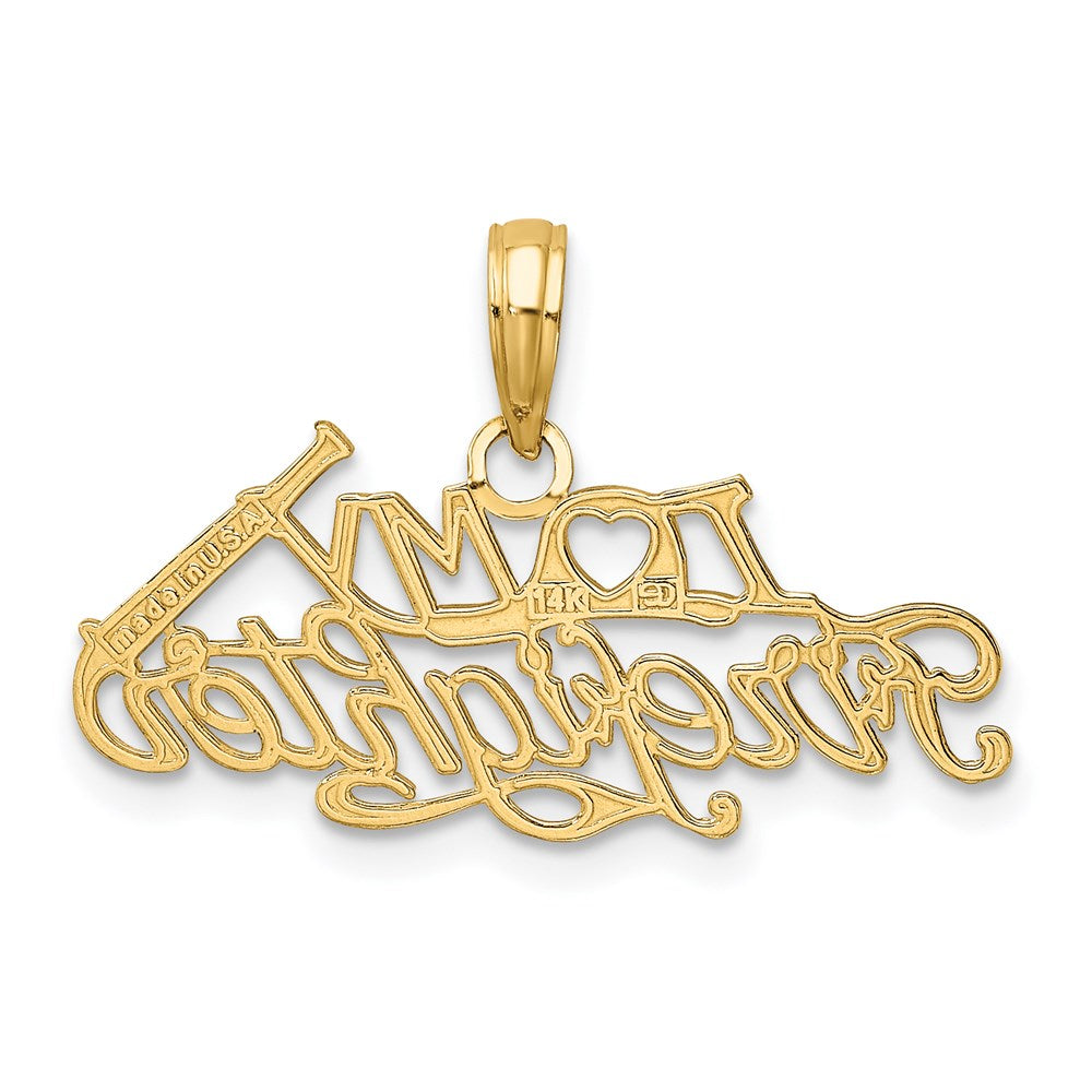 14k I LOVE MY FIREFIGHTER Charm