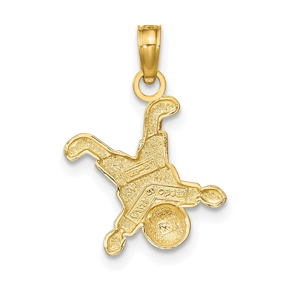 14K Little Boy Pendant