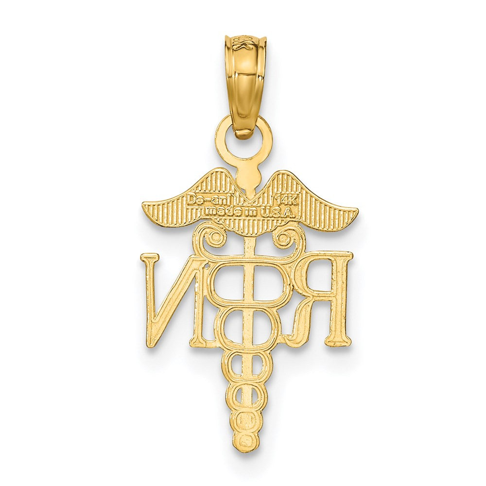 14k Polished R.N. Pendant