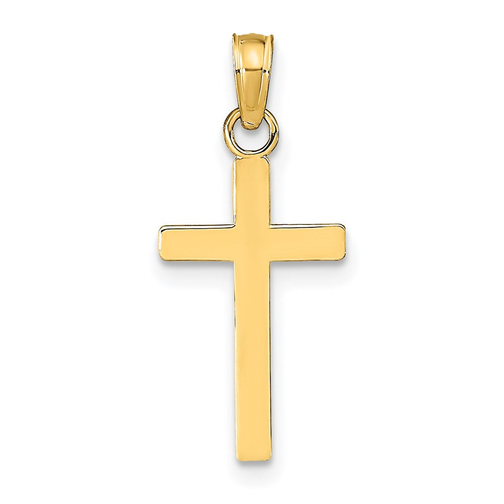14k Polished Cross Pendant
