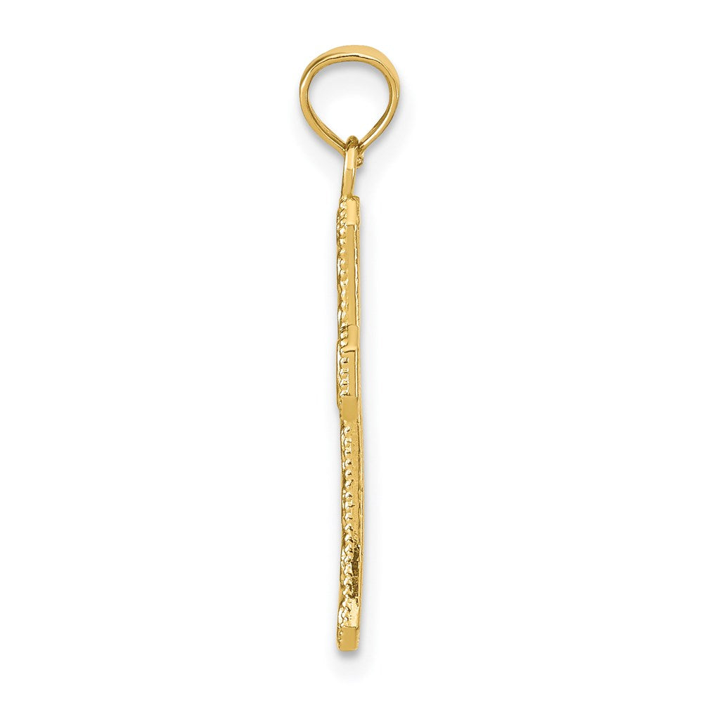 14k Fancy Cross Pendant
