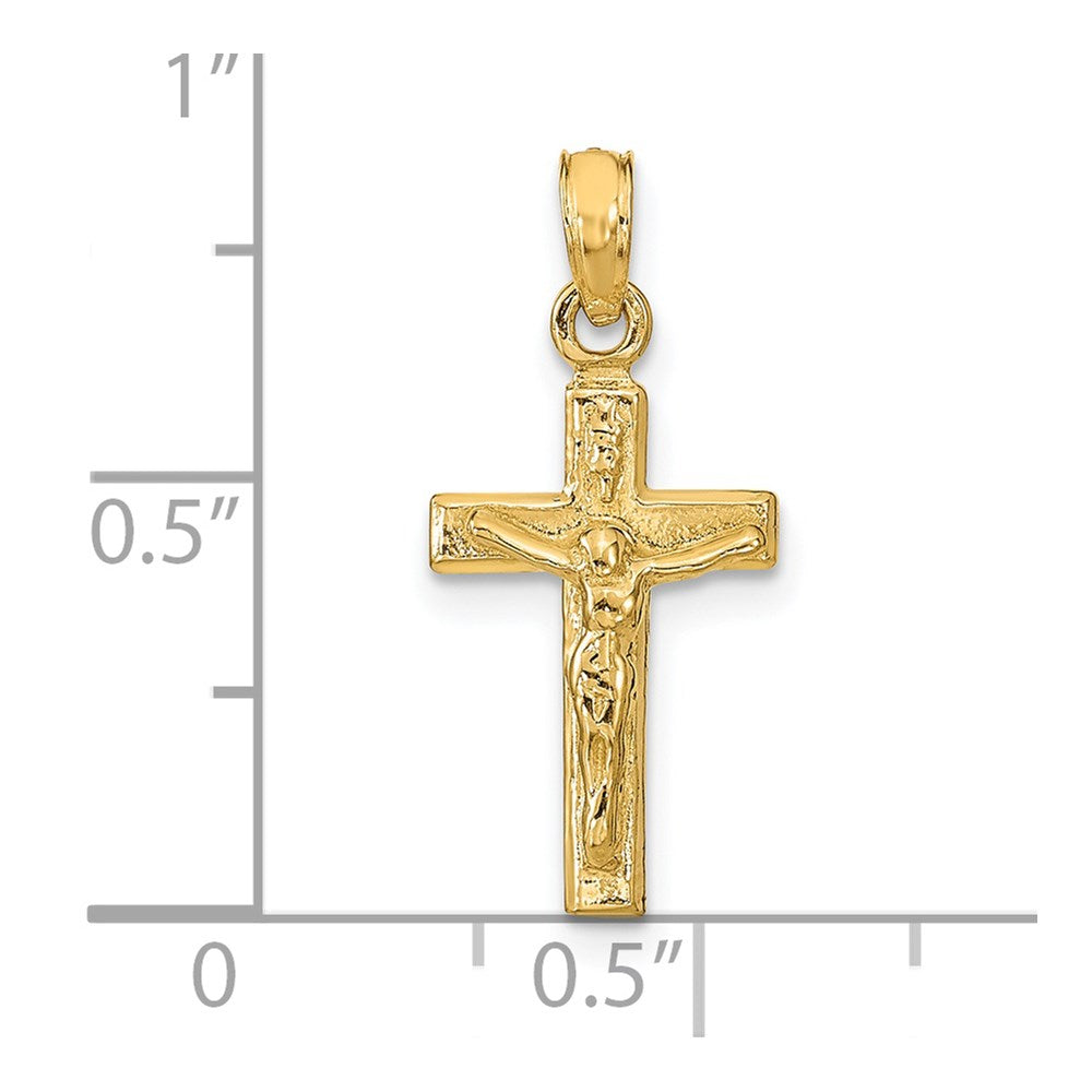14k Crucifix Pendant
