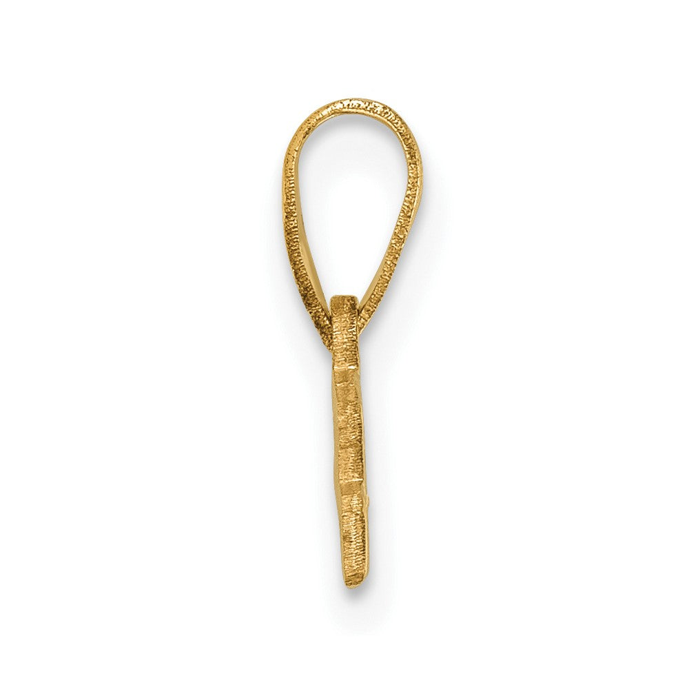 14K Polished 2023 Graduation Charm