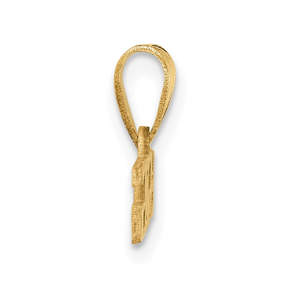 14K Polished 2024 Graduation Charm