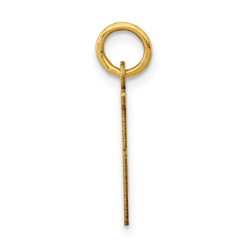 14k Small Elongated Number 85 Charm