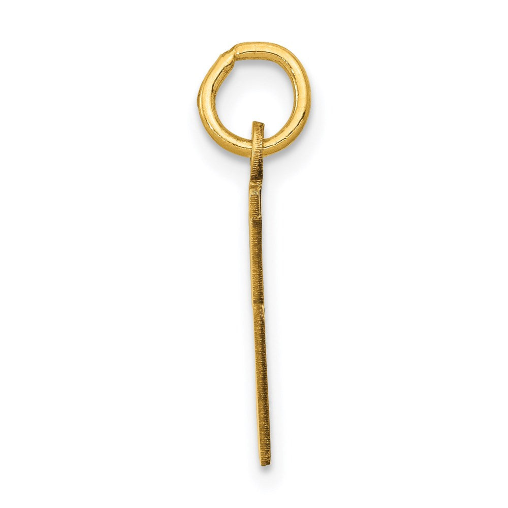 14k Small Elongated Number 95 Charm