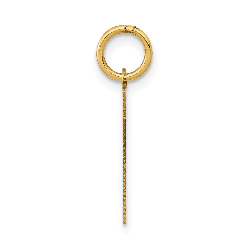 14k Medium Polished Number 7 Charm