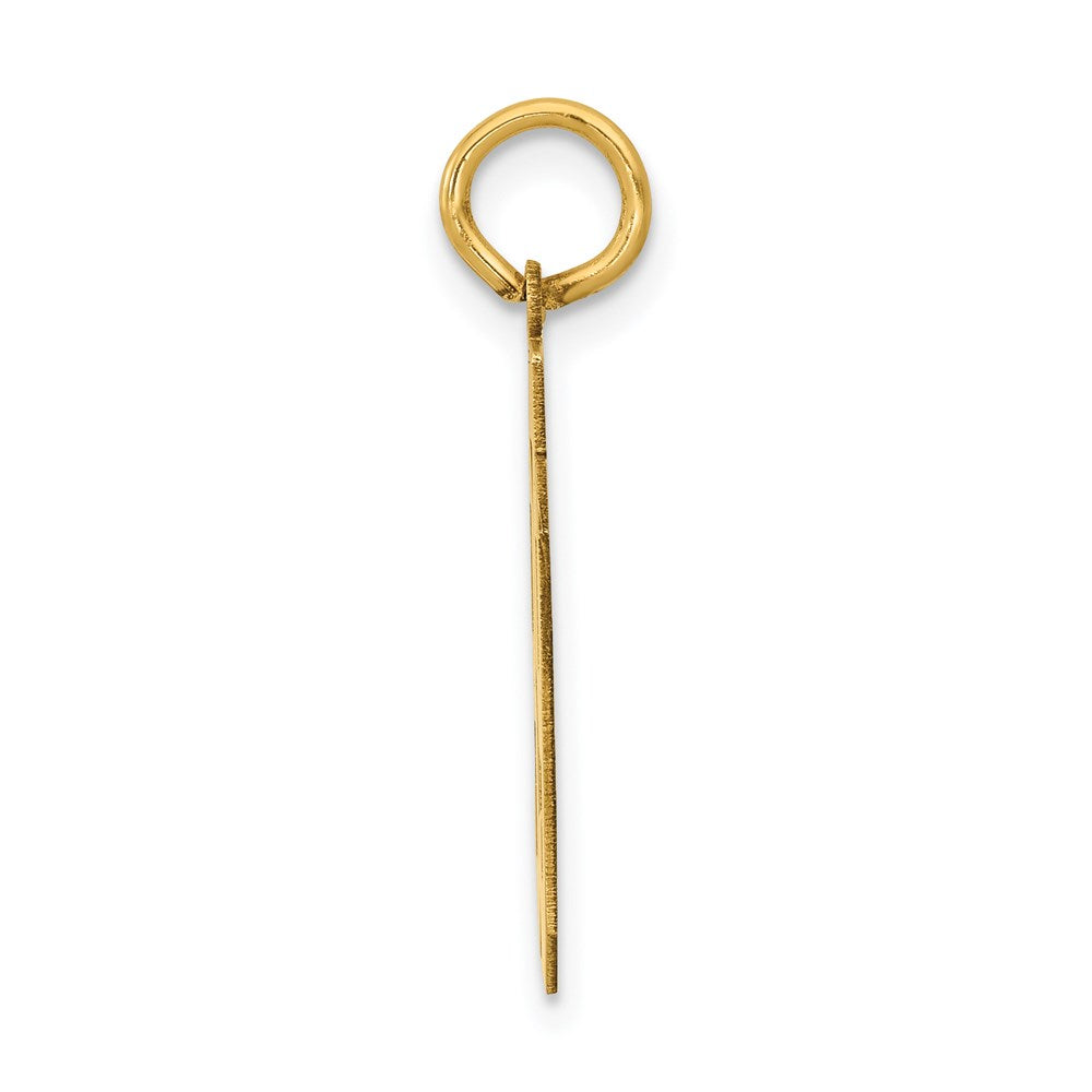 14k Medium Polished Number 89 Charm