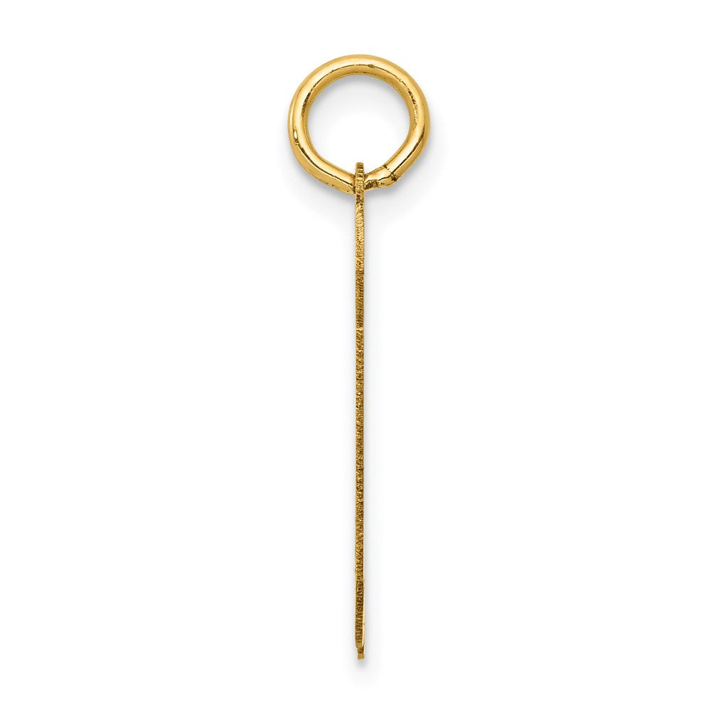 14k Medium Polished Number 90 Charm