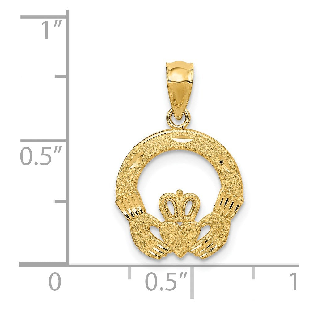 14k Claddagh Charm