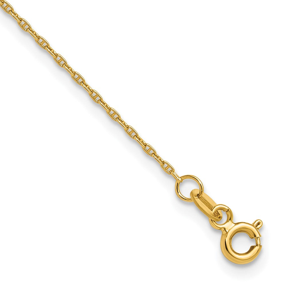 14k 1.05mm Mariners Link Chain
