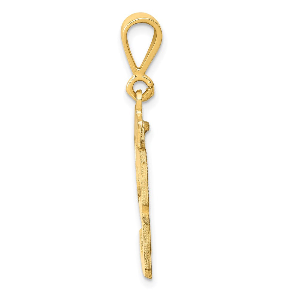 14k Medium Polished Number 23 Charm