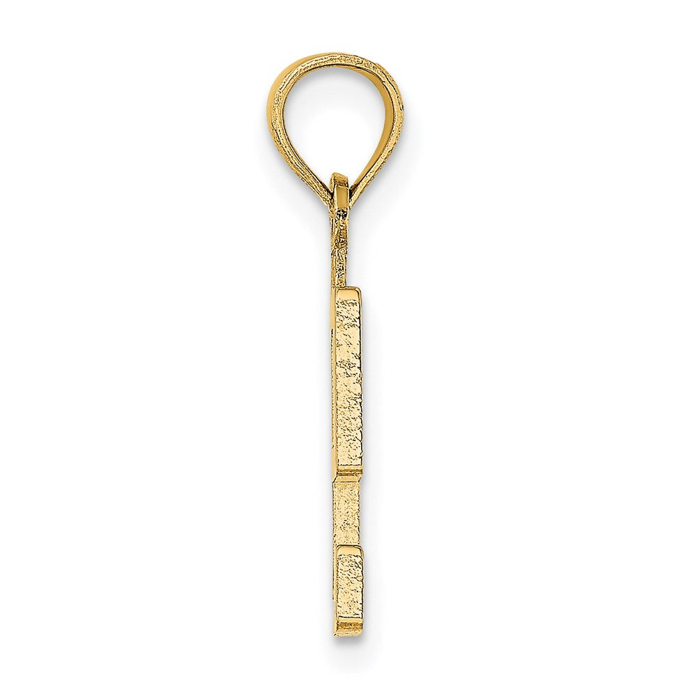 14k Polished Number 9 Pendant
