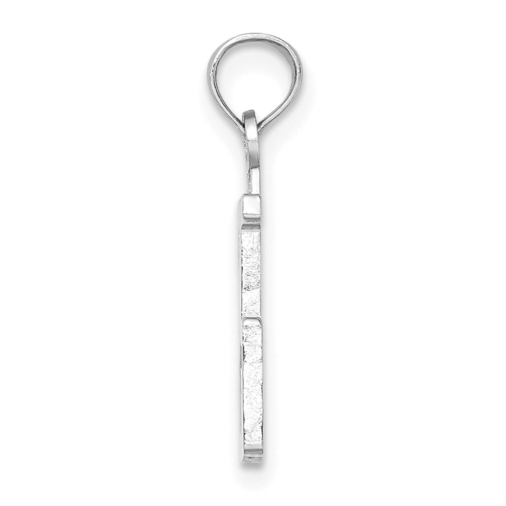 14kw Polished Number 25 Pendant