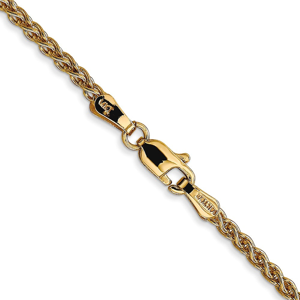 14K 26 inch 2.1mm Spiga with Lobster Clasp Chain