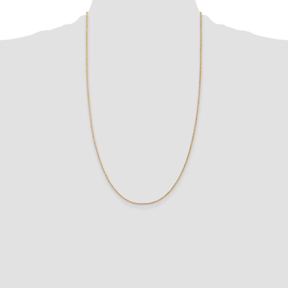 14K 26 inch 1.05mm Spiga with Lobster Clasp Chain