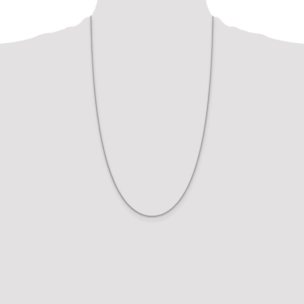 14K 26 inch 1.4mm Forzantine Cable with Lobster Clasp Chain