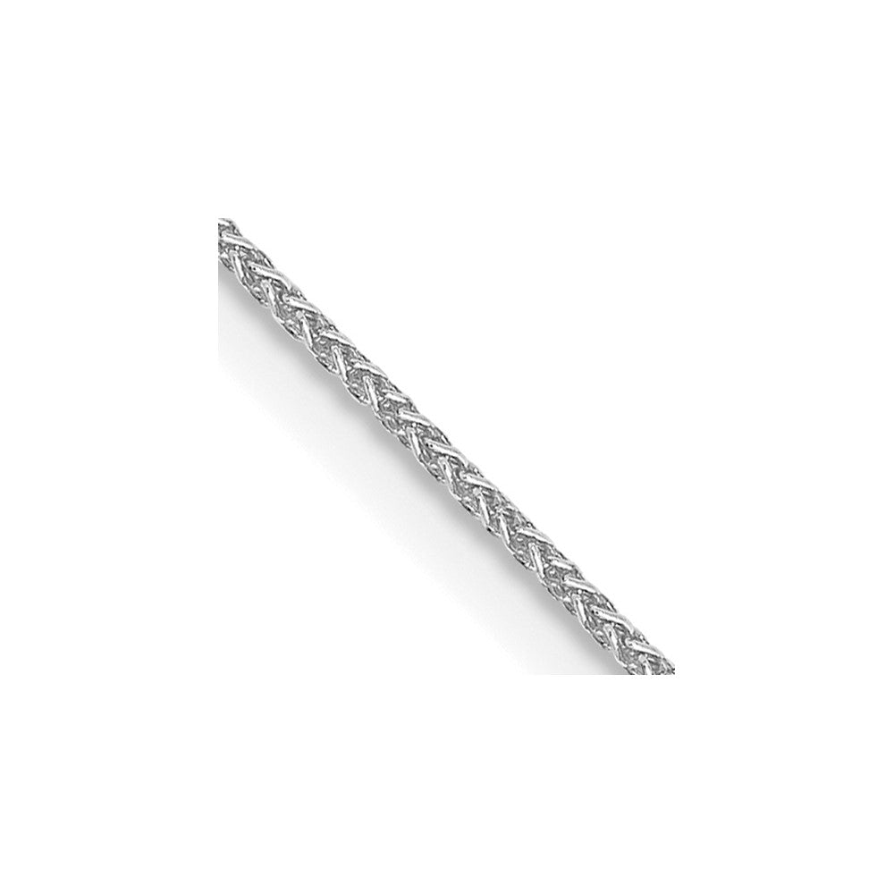 14K White Gold 22 inch .85mm Spiga with Lobster Clasp Chain
