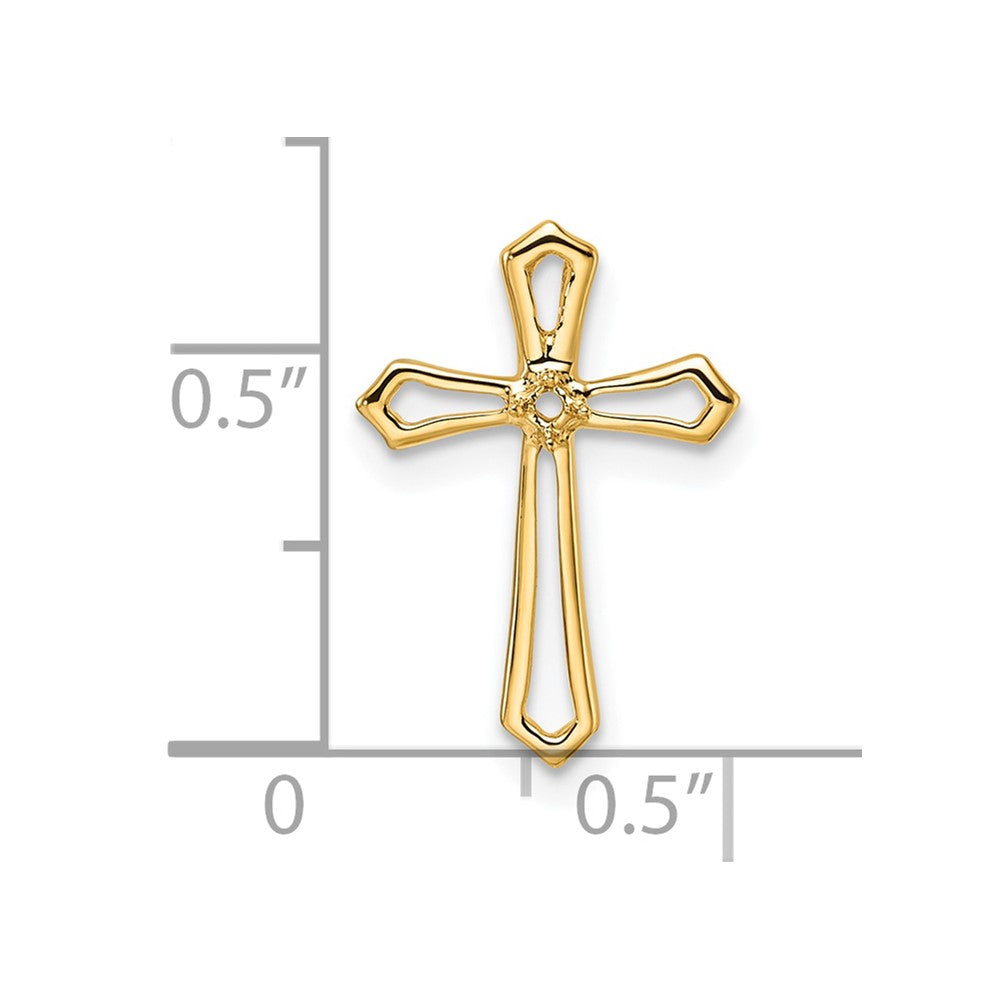 14k Passion Cross Pendant Mounting