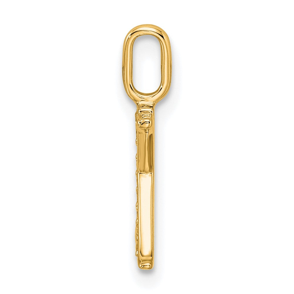 14k Diamond Initial X Pendant