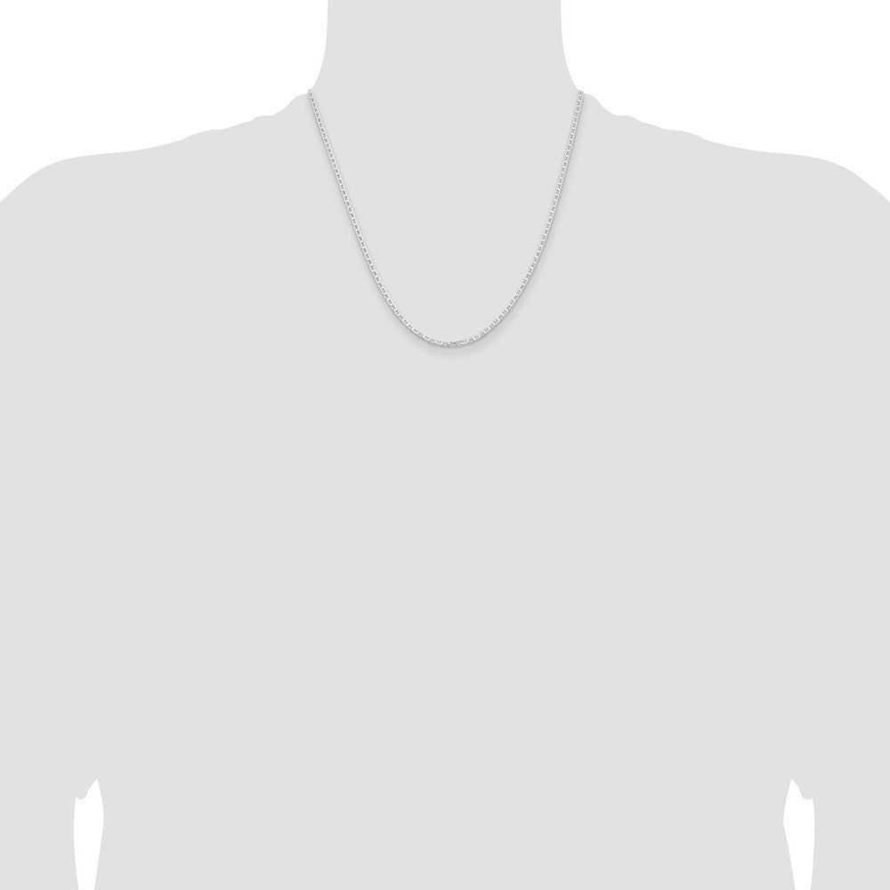 Sterling Silver 2.1mm Flat Anchor Chain