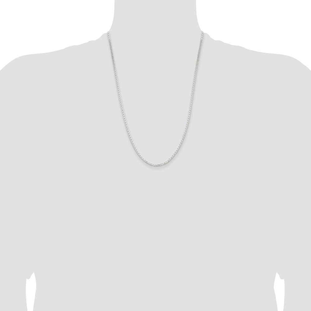 Sterling Silver 2.1mm Flat Anchor Chain