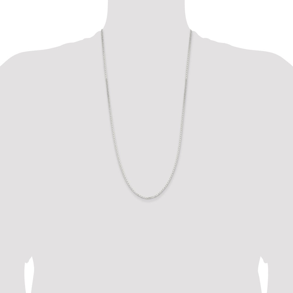 Sterling Silver 2.1mm Flat Anchor Chain