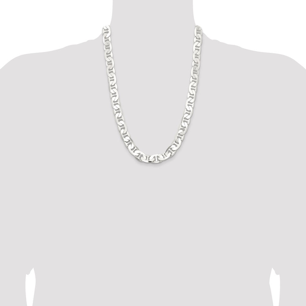 Sterling Silver 11.5mm Flat Anchor Chain