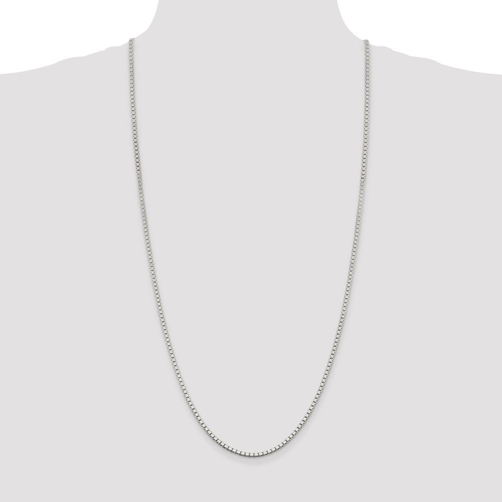 Sterling Silver 2.5mm Box Chain