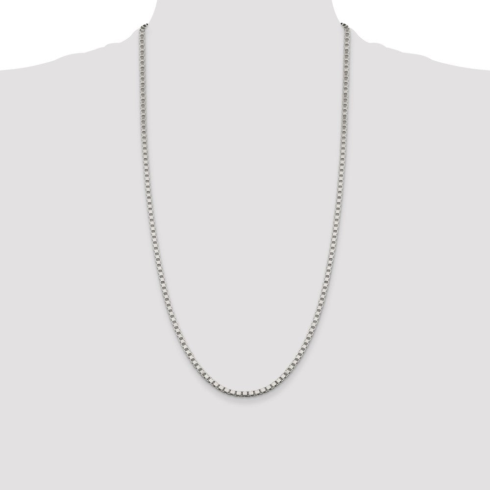 Sterling Silver 3.25mm Box Chain